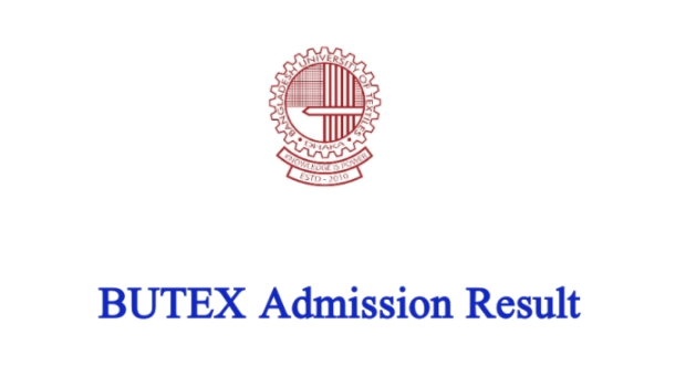 butex admission Result 2021